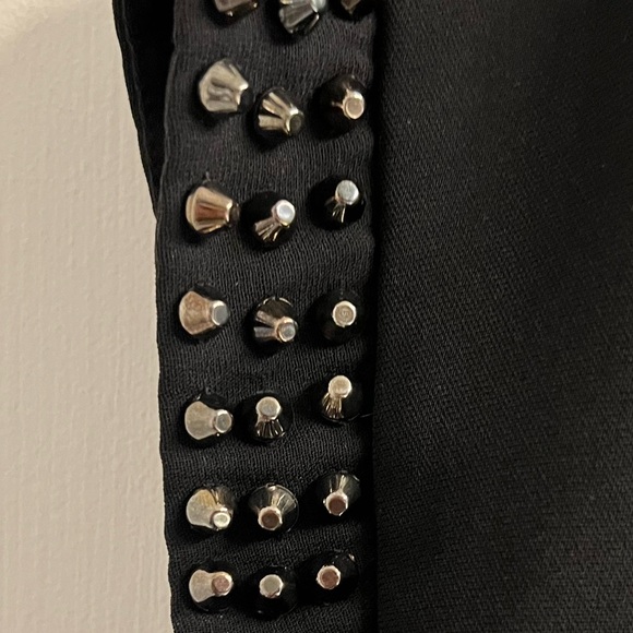 FOREVER 21 Elegant Gold Stud Blouse Top Sz S - Picture 4 of 5
